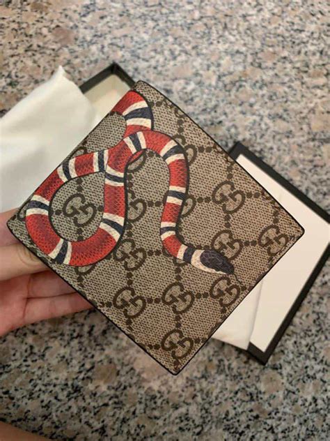 replica gucci wallet snake|gucci wallet snake original.